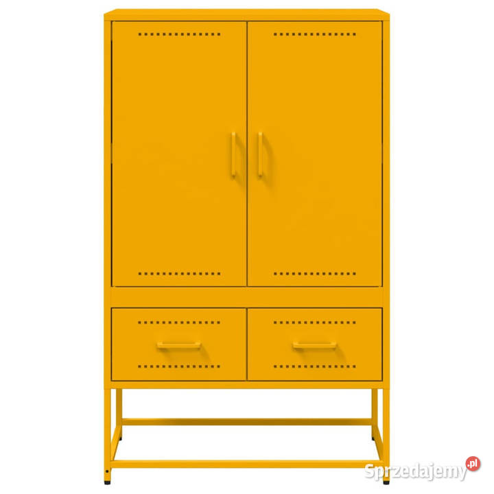 Szafka musztardowa 68x39x1115 stalowa WM846611 Warszawa