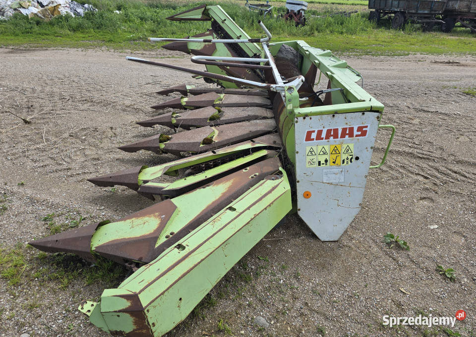 Heder do kukurydzy CLAAS MG86218 do sieczkarni warmińsko-mazurskie Włosty