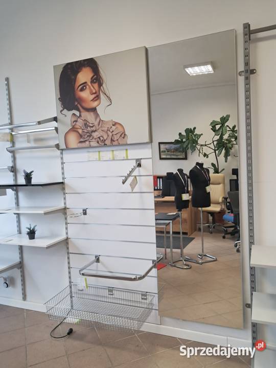 Panel spacewall z nadrukiem reklamowym i lustrem małopolskie sprzedam