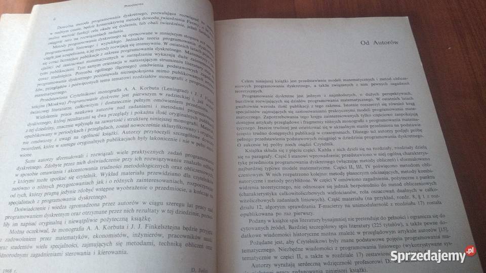 Programowanie dyskretne  A A Korbut J J miękka Gdańsk