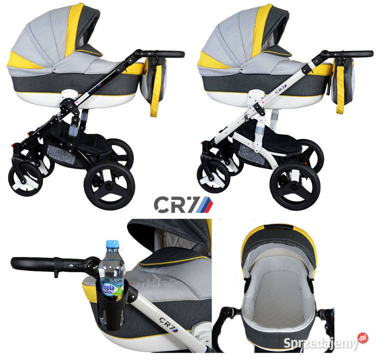 Wózek Dziecięcy CR7 3w1 Wielofunkcyjny Fotelik wielkopolskie Poznań