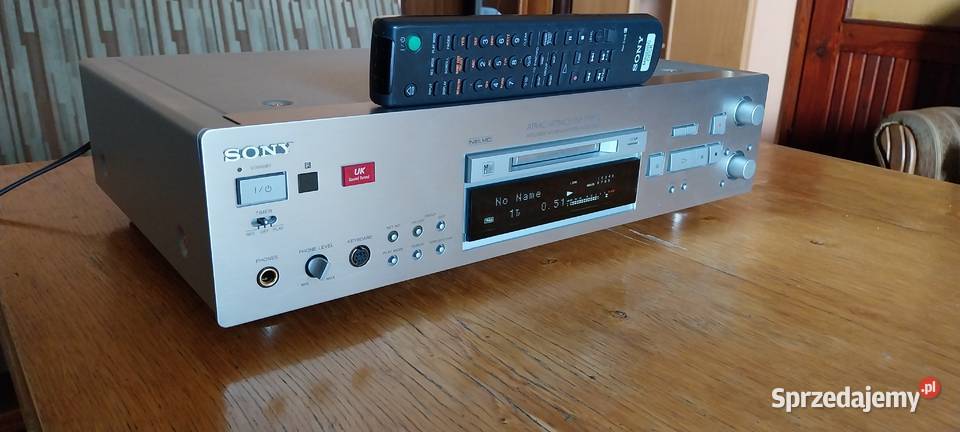 Srebrny czarny Minidisc SONY MDS JB 980 QS mini Mikstat sprzedam
