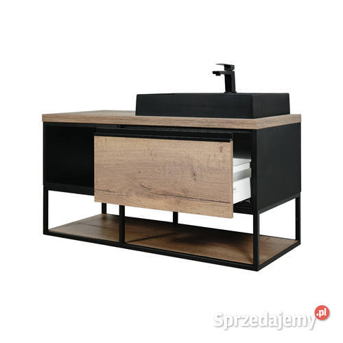 Szafka pod umywalkę 1201sk z blatem wisząca loft Biłgoraj
