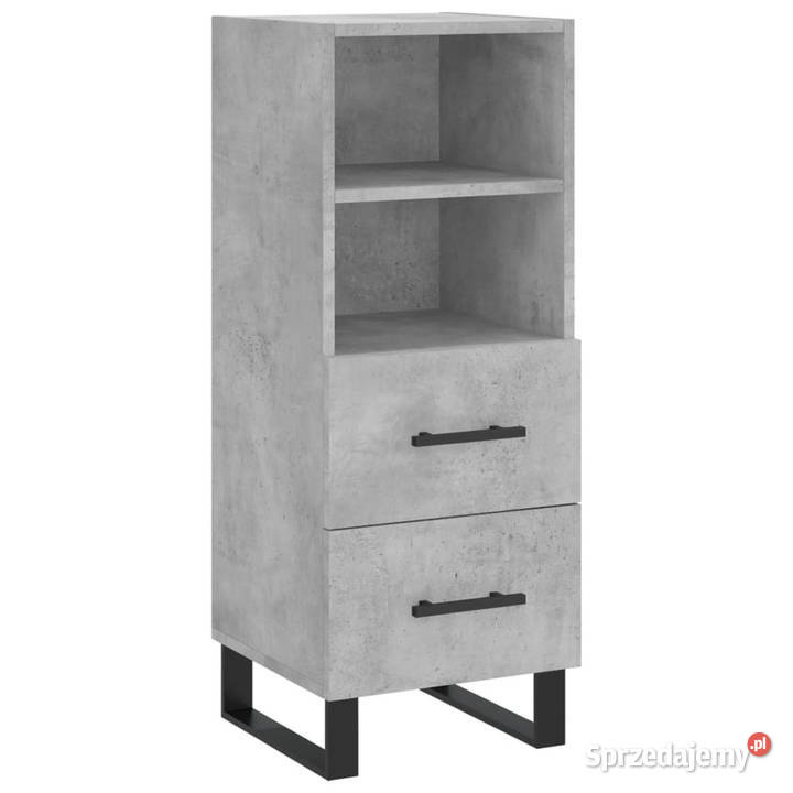 Szafka szarość betonu 345x34x90 materiał mazowieckie Warszawa