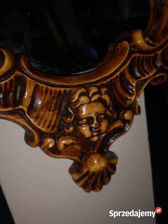 Lustro rzeźbione Drewiane sprzedam