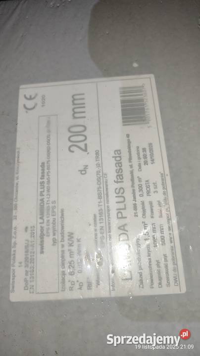 Styropian grafitowy Swisporr TANIO mazowieckie Stare Faszczyce sprzedam