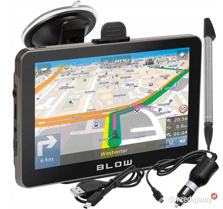 Nowa Nawigacja BLOW GPS720 Sirocco 7 Dożywotnio Białystok sprzedam