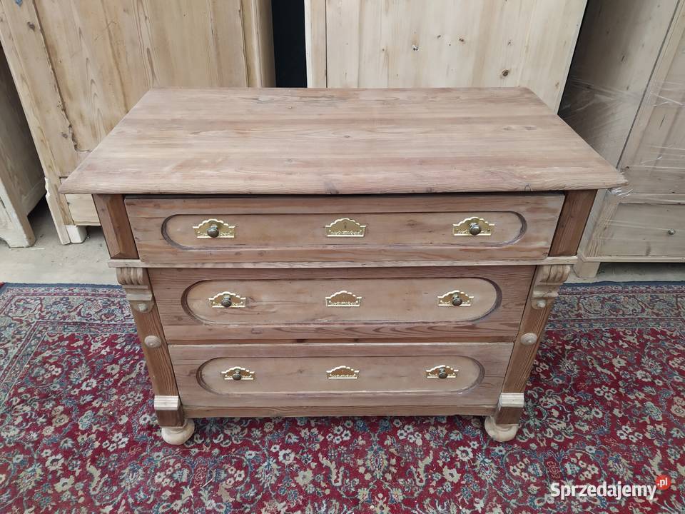 komoda antyczna zabytkowa drewniana antyki Lubrza