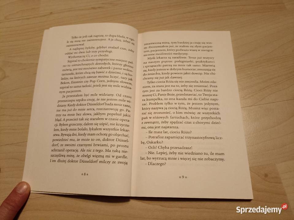 EricEmmanuel Schmitt Oskar i Pani Róża wyd Znak miękka Kraków