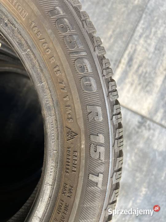 16560R15 semperit kpl zima 165 Warszawa sprzedam