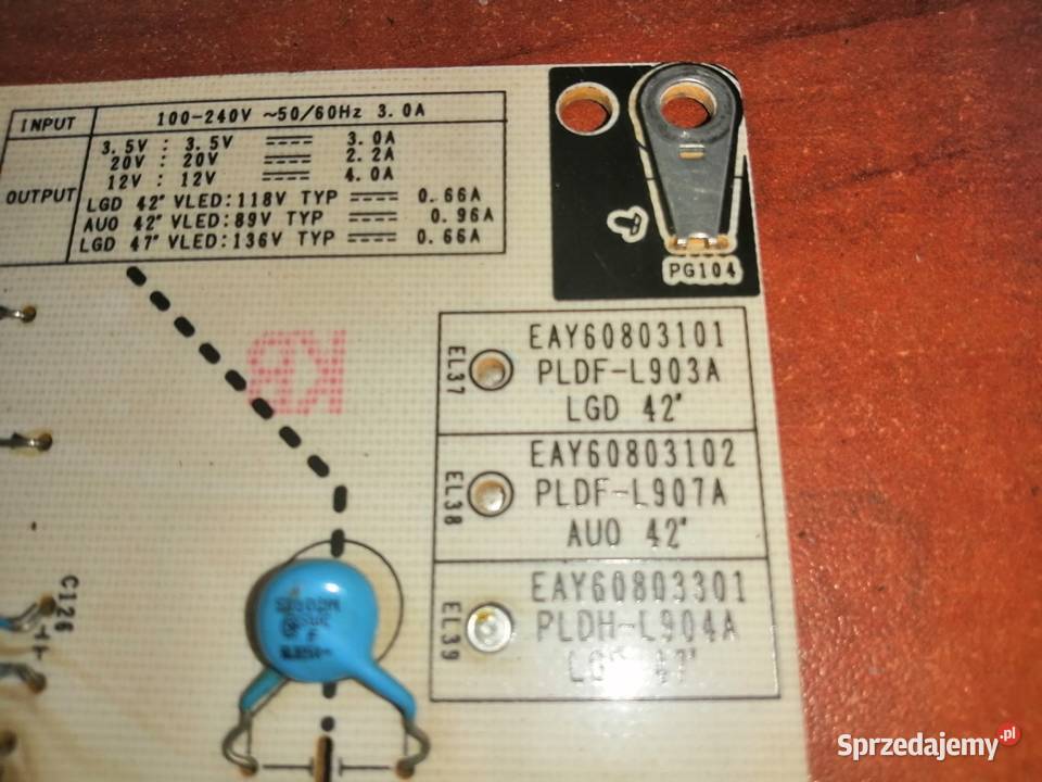 LG47LE5500 częsci Nakło nad Notecią