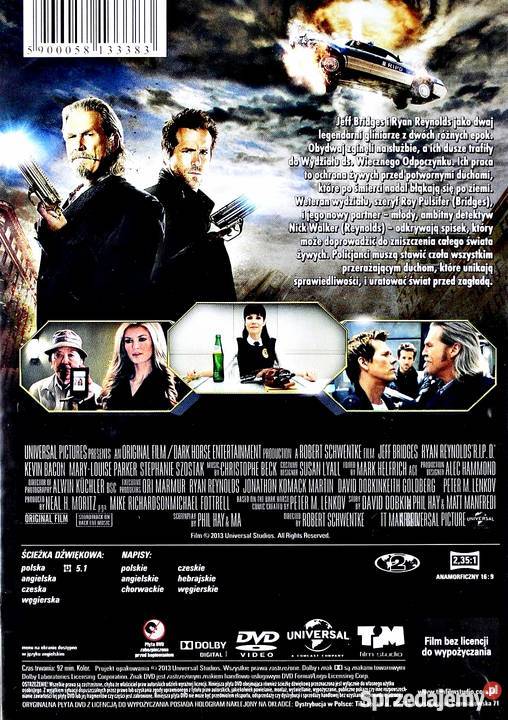 RIPD AGENCI Z ZAŚWIATÓW JEFF BRIDGES komedia Kalisz