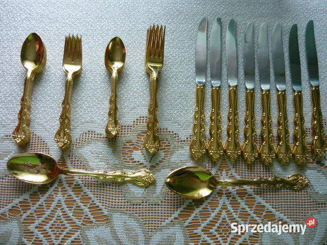 Komplet sztućców International SILVERPLATE Sztućce śląskie Myszków