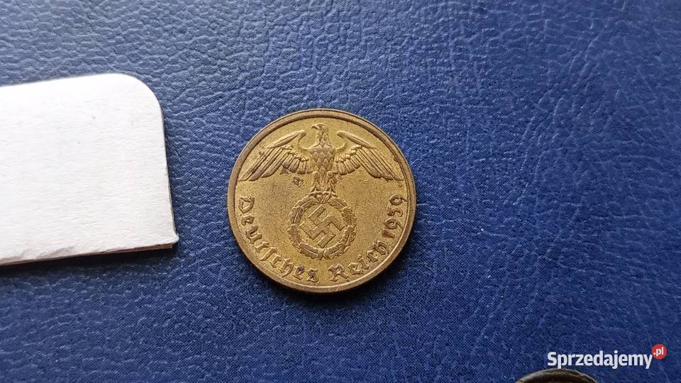 Stare monety 10 reichsfenig 1939 A Niemcy Lesko