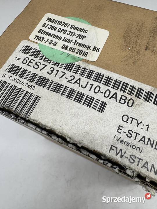 Siemens 6ES7 3172AJ100AB0 CPU Unit Warszawa sprzedam