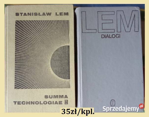 Summa technologiae Dialogi SLem fantastyka sprzedam