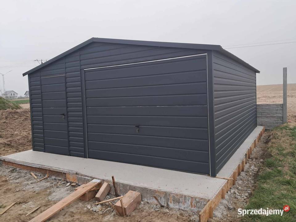 Garaż blaszany 5x5 Wzmocniony PROFILAMI Białystok