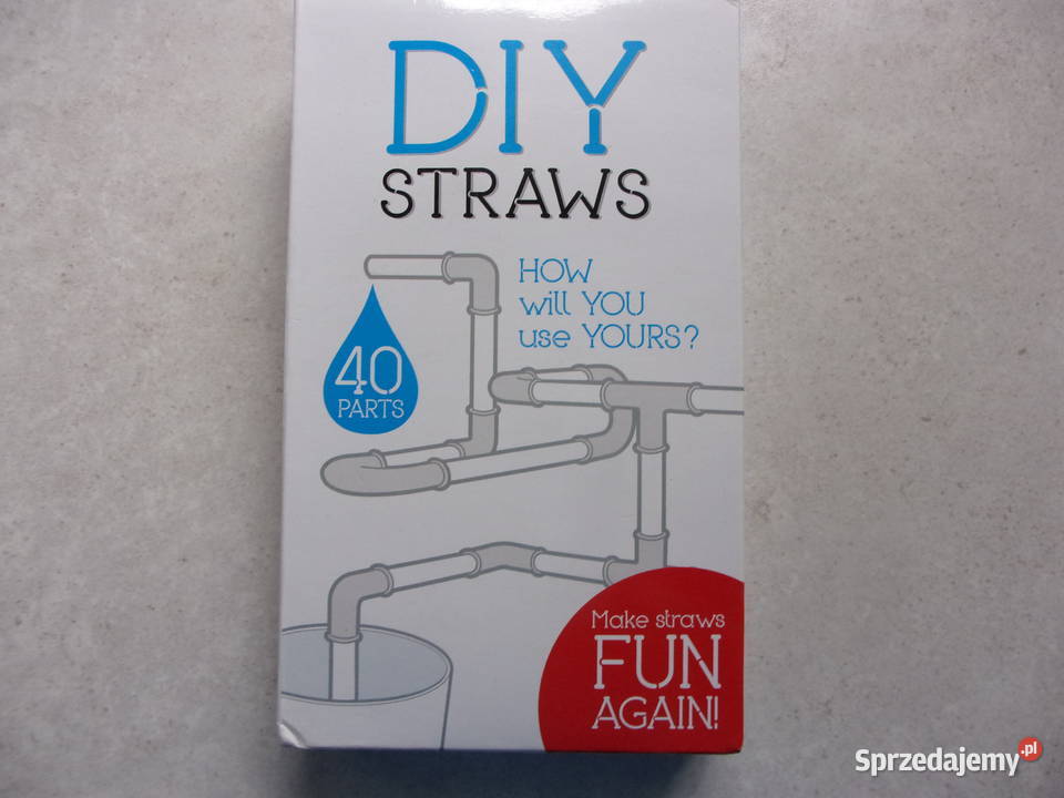 Wyjątkowe słomki do napoju rozwija wyobraźnie Warszawa sprzedam