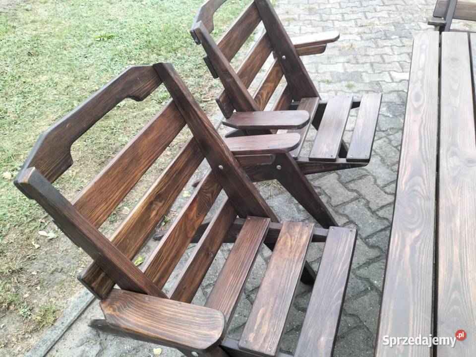 Zestaw ogrodowy z poduchami stół 6 krzeseł Sosnowiec