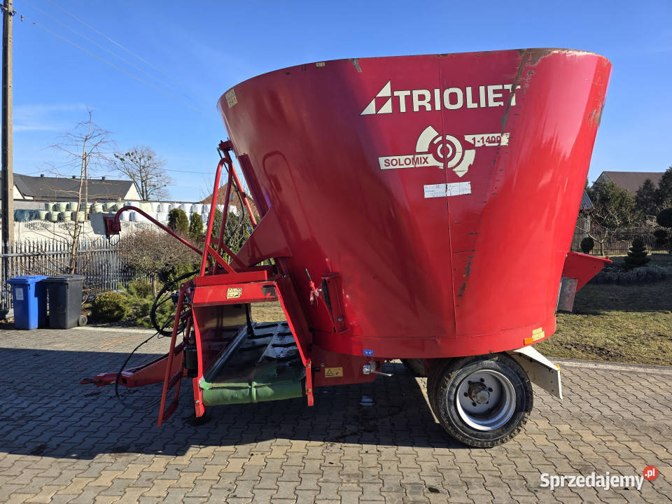Wóz paszowy TRIOLIET SOLOMIX 11400 VLH 14 m3