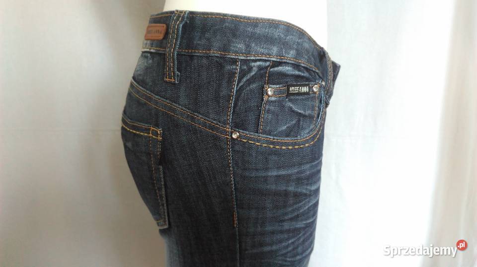 SPODNIE Rybaczki damskie KOLANO jeans r 3638 Białystok