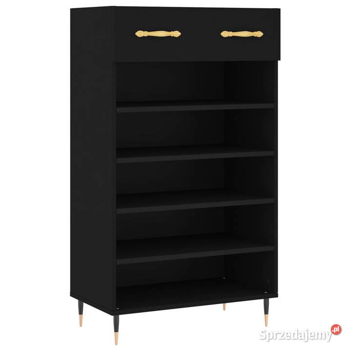 Szafka na buty czarna 60x35x105 materiał Warszawa