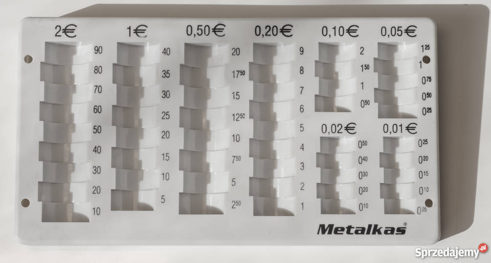 Fachownica wkład na bilon euro rolkowoliczący