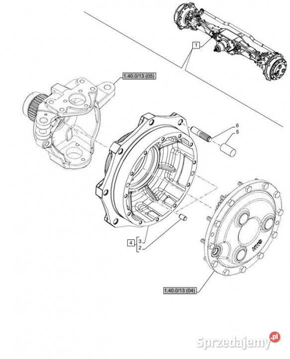 Holland T6010 T6070 Piasta 48168052 Jastrzębniki