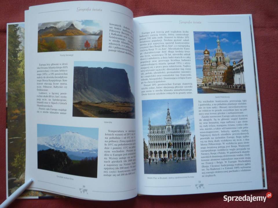 NOWA Geografia Świata Album E M Majcherczak Szczecin