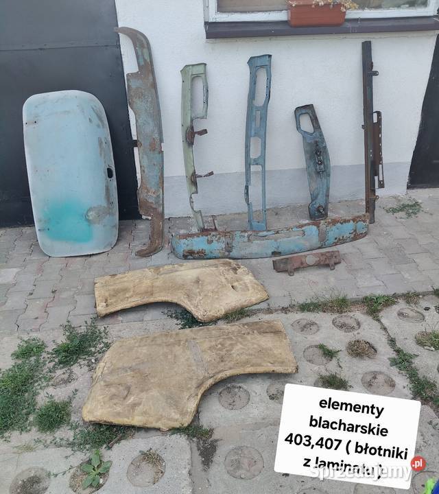 Elementy blacharskie moskwicz 403 407 błotniki sprzedam
