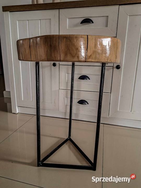 Stolik kawowy drewno Bukowe impregnowane Olejem 43cm Wągrowiec