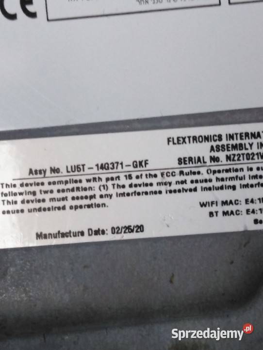 Sterownik Moduł Navi Ford Mondeo LS7T14G370MGE