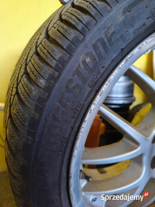 Koła alufelgi zimowe Bridgestone 22545 r 17 łódzkie Brodnia Górna