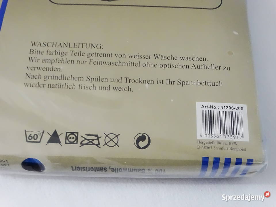 Prześcieradło jersey z gumką szafirowe rozmiar Biłgoraj