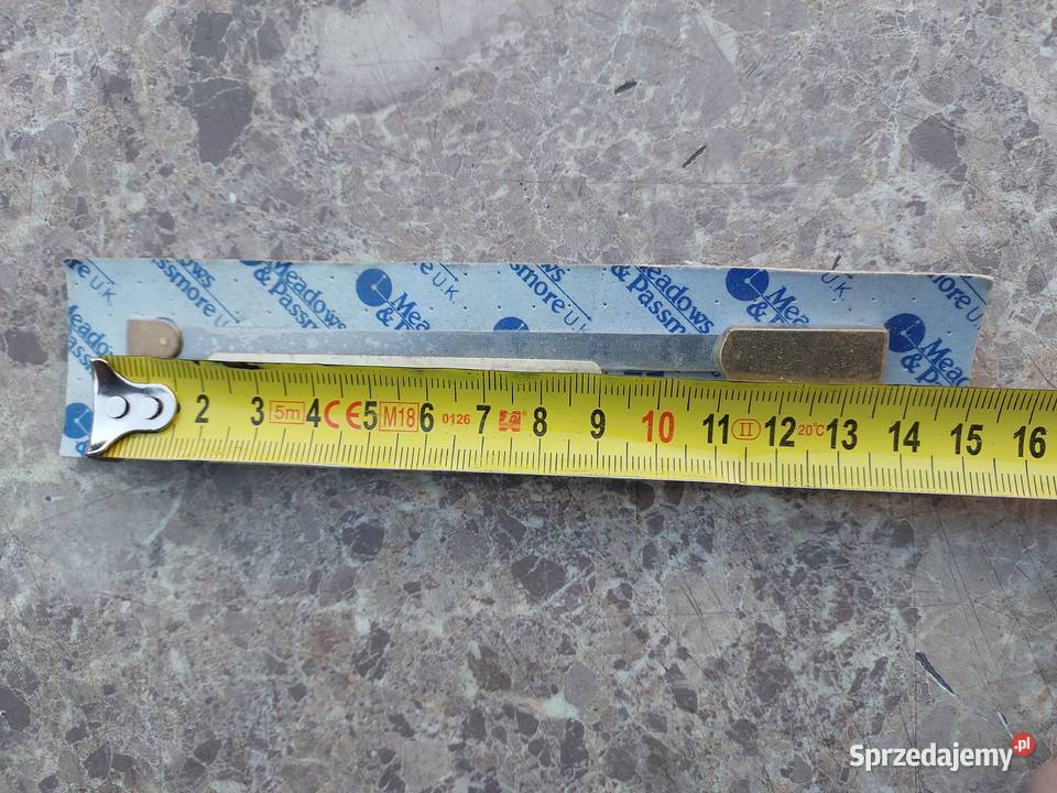 Zawieszka sprężynkowa wahadła starego zegara pomorskie Tczew