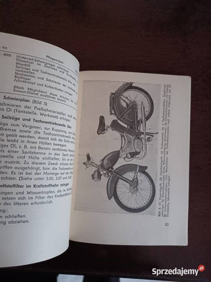 Simson sr2 instrukcja obsługi 1957 Sośnicowice