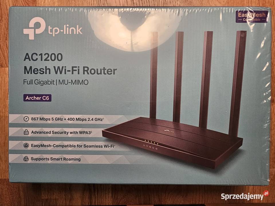 Sprzedam nowy WiFi Router TPLink Archer C6 Ver40 małopolskie