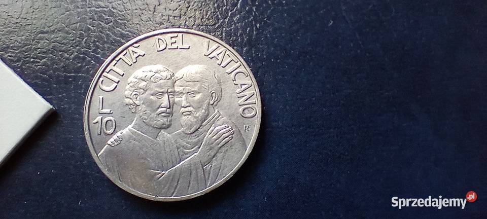 Stare monety 10 lir 1990 Watyan podkarpackie Lesko