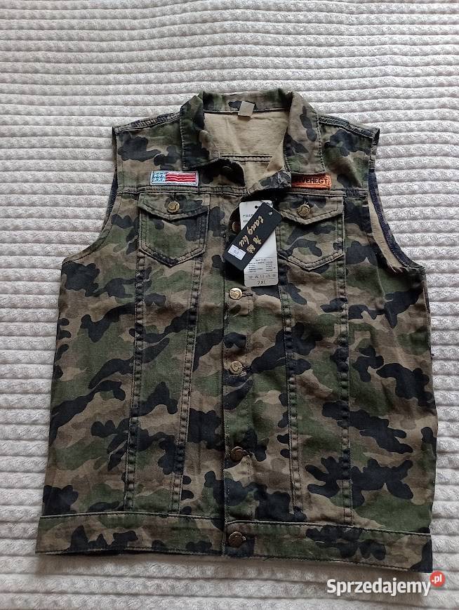 Kamizelka moro kamuflaż rozmiar XXL mniejsza Rozmiar M Chełm sprzedam