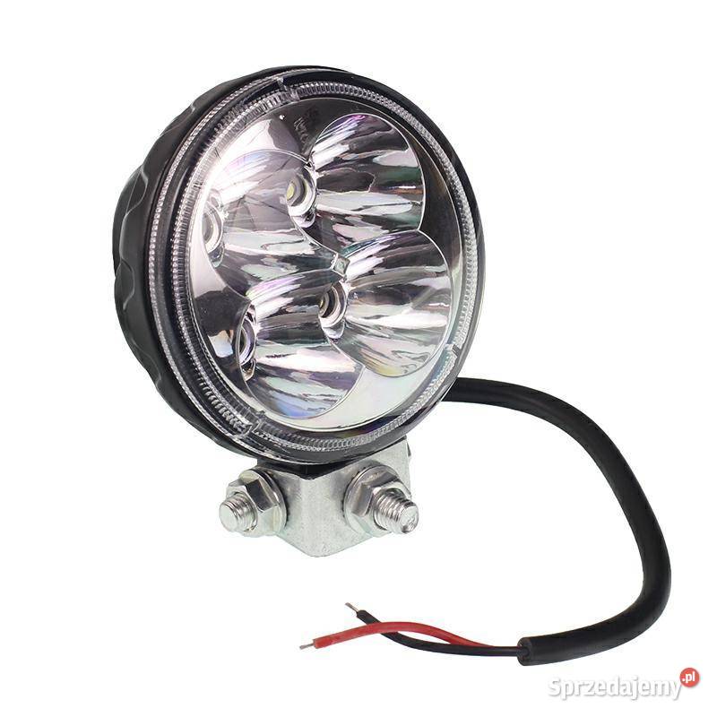 LAMPA ROBOCZA LEDOWA OKRĄGŁA 4 LED 936V FI 83MM uniwersalne