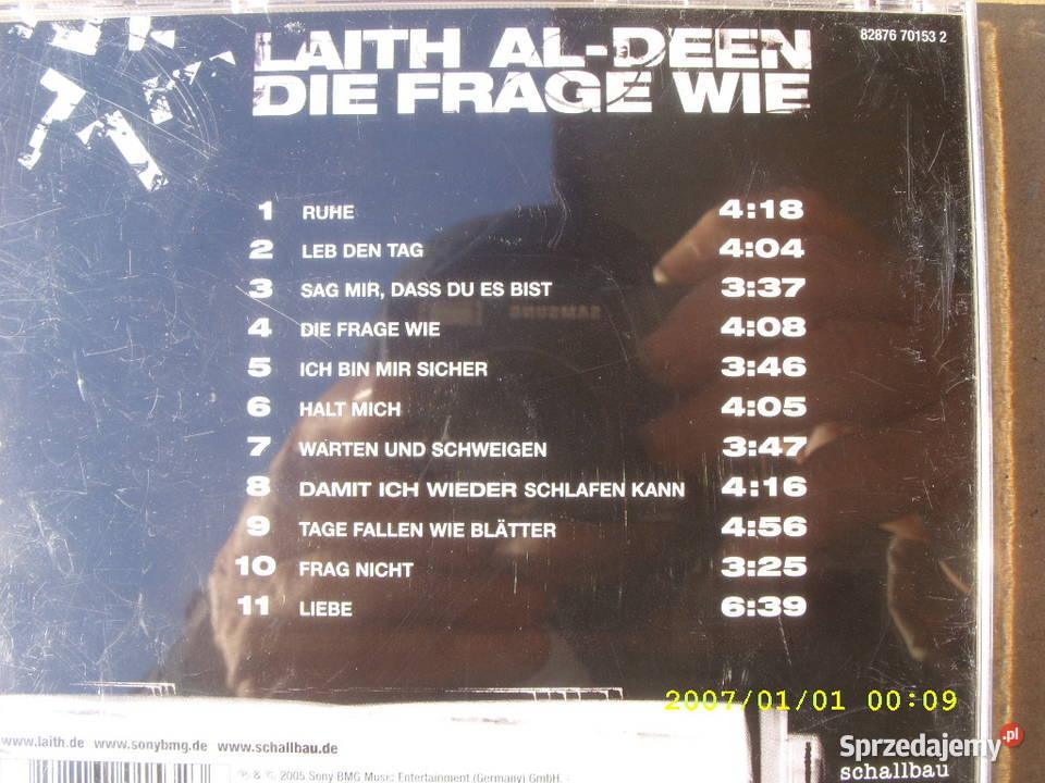 Soul LAITH ALDEENDIE FRAGE WIE SONY BMG Wołów sprzedam