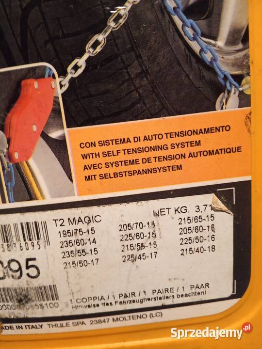 Łańcuchy śniegowe tanio dużo sztuk 50 zl dolnośląskie Wrocław sprzedam