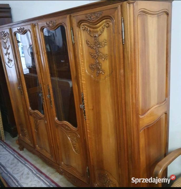 Szafa Witryna Biblioteczka w stylu ludwikowskim Lubań