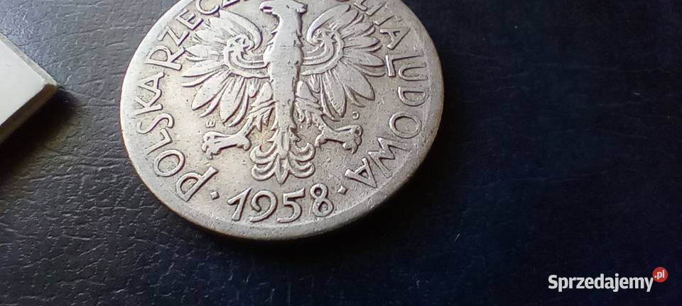 Stare monety 5 złotych 1958 PRL Polska podkarpackie Lesko sprzedam