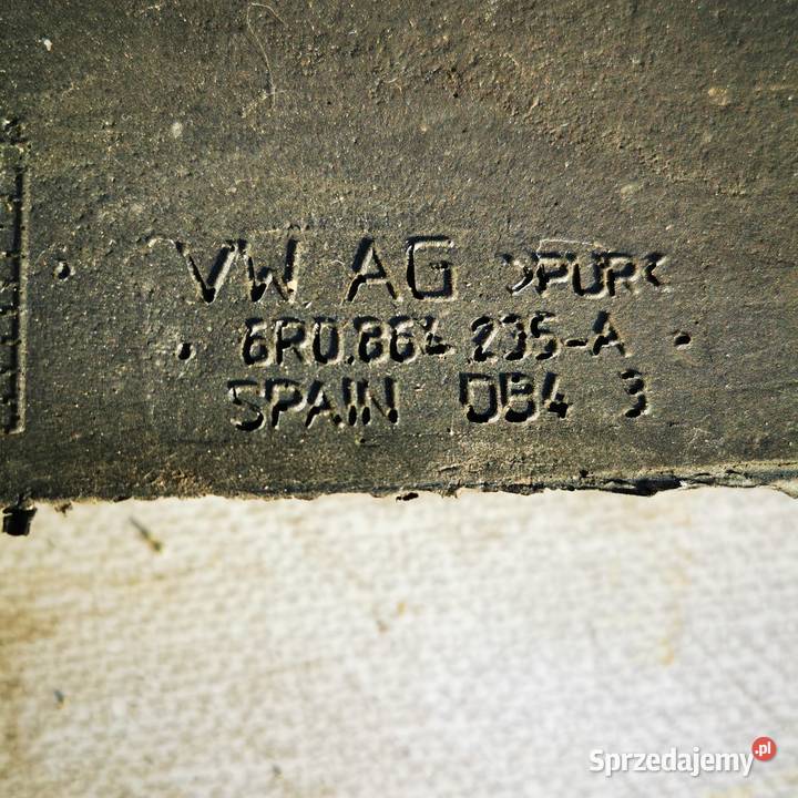 WYGŁUSZENIE BŁOTNIKA PRZÓD VW POLO V 6R0864235 Jaworzno