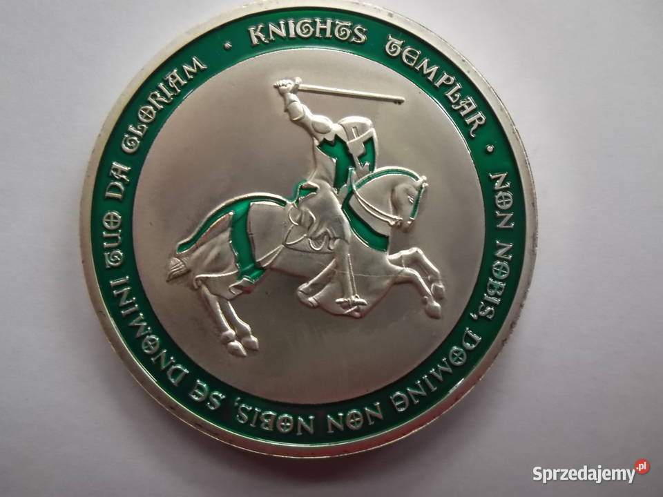 KRZYŻ ZAKON Templariuszy Moneta Medal Numizmat