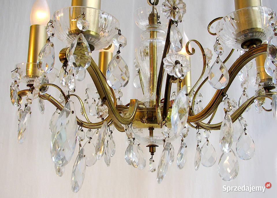 Żyrandol Kryształki Maria Teresa Szczecinek