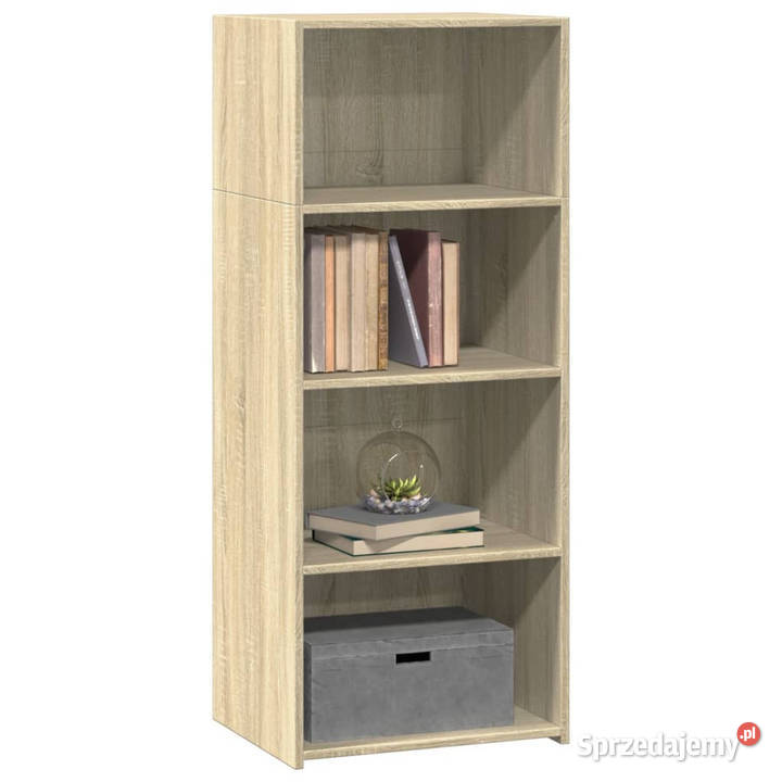 Wysoka szafka dąb sonoma 50x41x124 materiał Pozostałe Warszawa