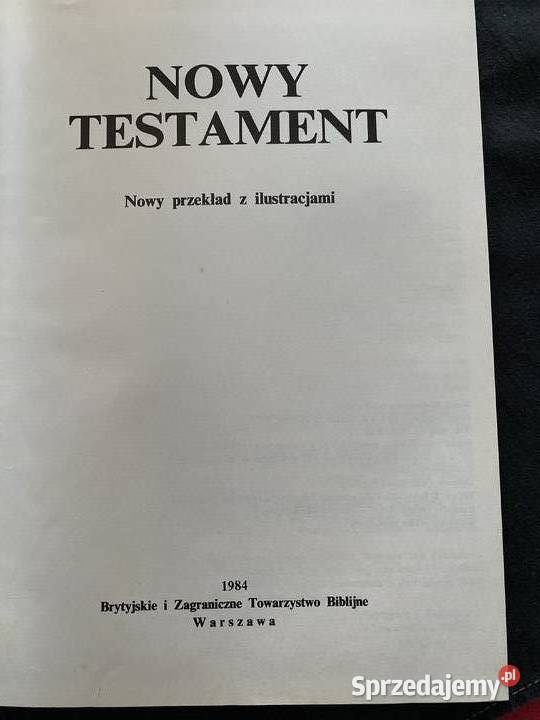 NOWY TESTAMENT ilustrowany