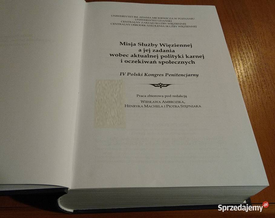Misja Służby Więziennej a jej zadania wobec Gdańsk sprzedam
